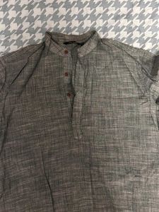 Men's Grey Kurta