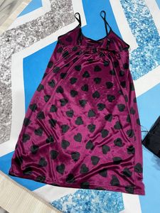 Small Size Purple Colour Night Wear