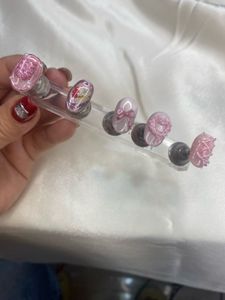 Cute Pink Nail Art Set