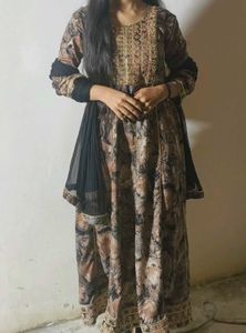 Elegant Printed Kurta Set with Dupatta