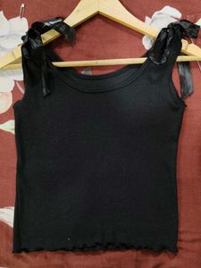 Meesho Bow Crop Top
