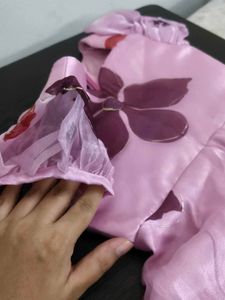 Beautiful Pink Floral Gown