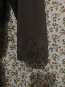 Classic Brown Button-Up Shirt