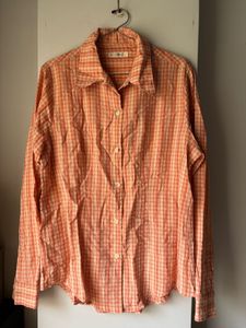 Chic Plaid Button-Down Shirt
