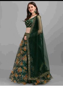 Elegant digital Floral Print Lehenga Choli