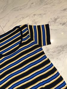 Striped Short Sleeve Top