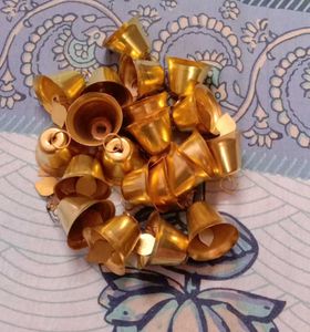 20 Craft Bells -Gold Tone