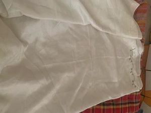 Embroidered White saree
