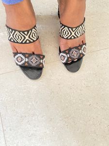 Bohemian detour block heels