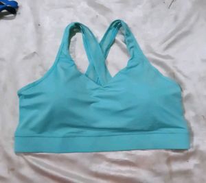 Stylish Blue Sports Bra
