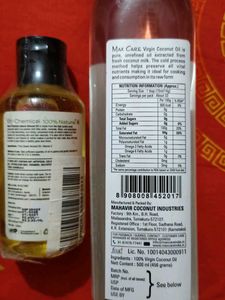 Max Care Virgin Coconut Oil &amp; Almond Oi
