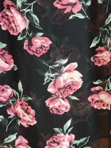 Floral Print High Low Top