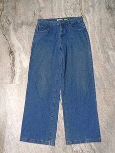 Wide Leg Denim Jeans