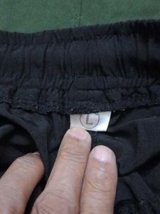 Men's Track Pants black and green waist 30 inches