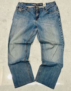 Y2K Imported Classic Blue Low Rise Jeans