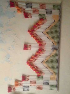 acrylical moti crystal clear toran