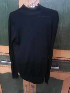 Classic Black Turtleneck Sweater