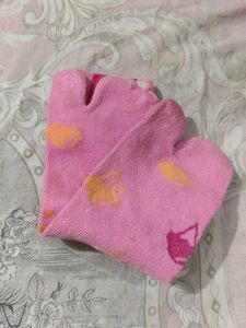 Cute Pink Ice Cream Socks