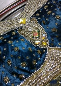 Emerald Green Embroidered Anarkali