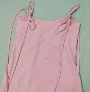 Elegant Pink Maxi Dress
