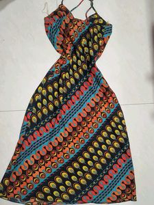 Bohemian Print Maxi Dress