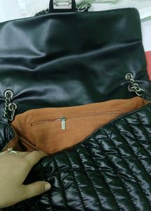Chic Quilted Black Handbag