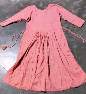 Pink Embroidered Kurta Set