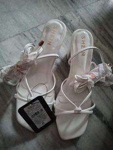 White Strappy Lace-Up Heels gladiators heel
