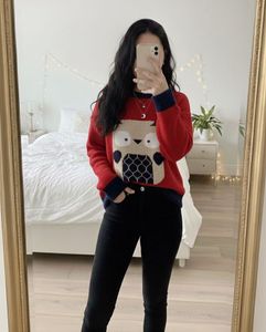 cute Red Owl Sweater
