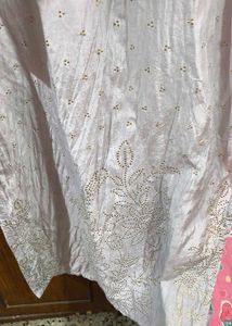 Embroidered Kurti - Silver