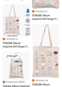 Folklore Evermore Themed Tote Bag