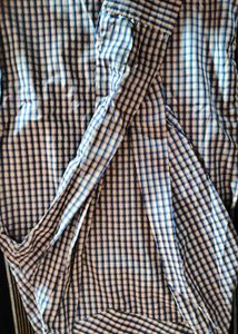 Classic Blue Checkered Men's Shirt