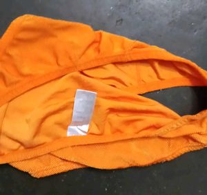 Orange Padded Bra