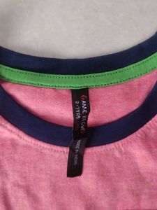 Stylish Pink T-Shirt for Boys