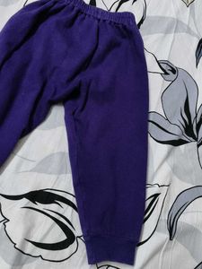 Baby Girl Purple Joggers