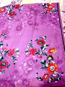 Vintage Floral Print Scarf