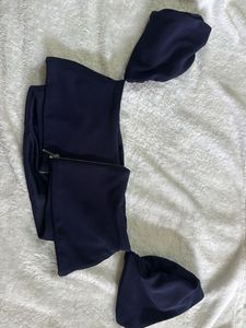 Navy Blue crop top