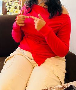 pink a line top