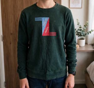 Tommy Jeans Green Sweatshirt