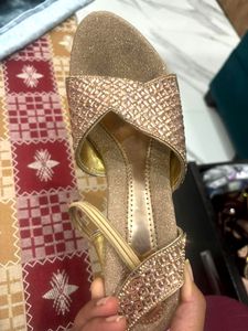 Sparkling Gold Heels