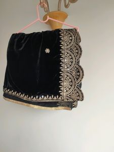Beautiful Embroidery Velvet Latest Styles Dhoti S
