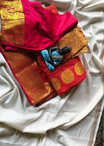 Elegant Silk Saree with Blouse
