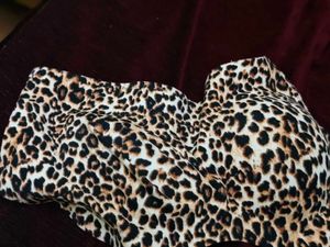 Leopard Print Strapless Bra (Newme)