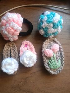 Handmade Crochet Hair Accessories