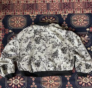 Floral bomber jacket