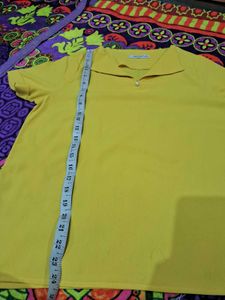 Vibrant Yellow Short Sleeve Top
