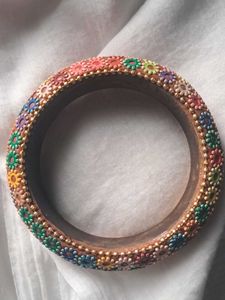 Bright Floral with accent Bangels Set