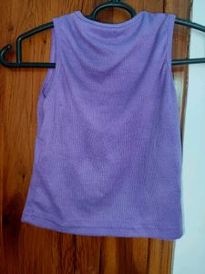 Purple Butterfly Tank Top