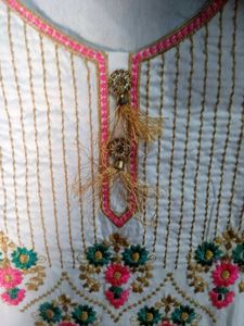 Elegant White Kurta Set