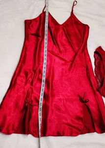 Satin Nighty with Matching Panty